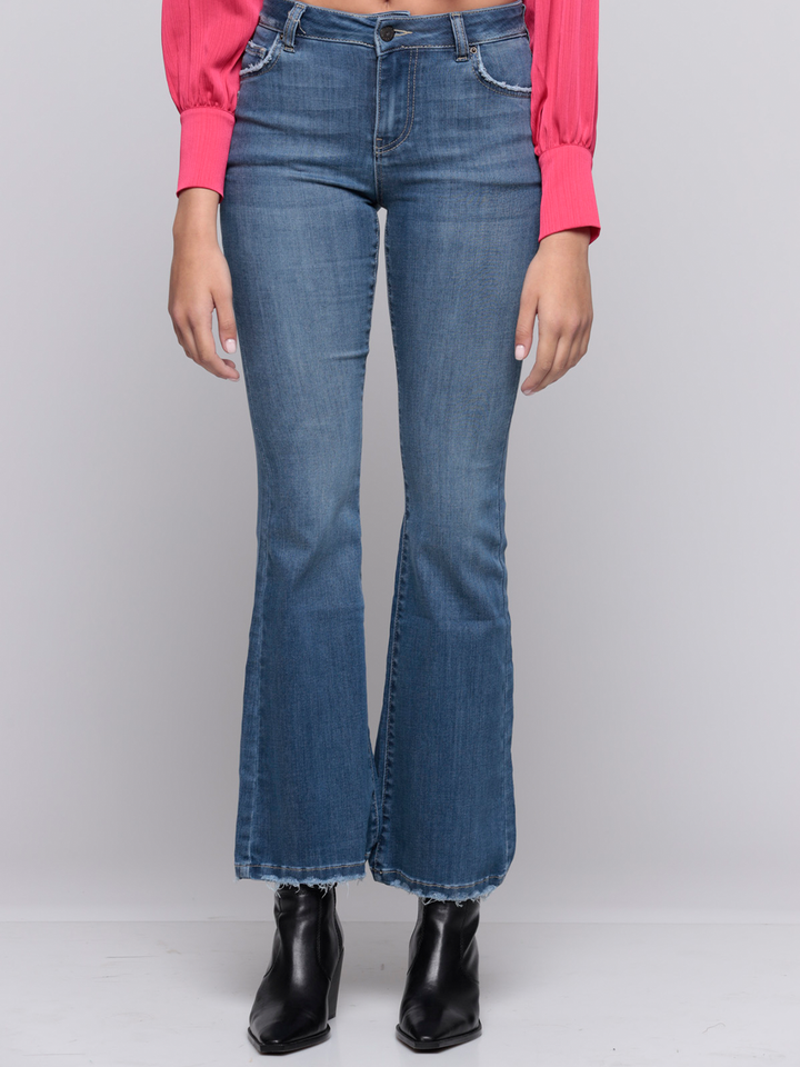 Armani Mid Blue Flare Jean