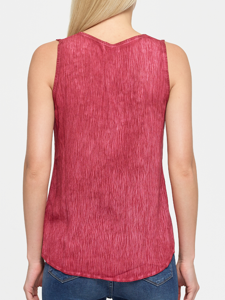 Georgie Maroon Top
