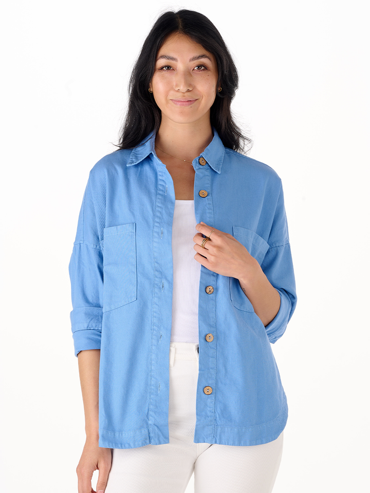 The Classic Blue Denim Shirt