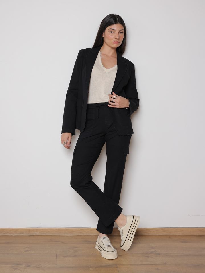 Amanda Black Cargo Pant