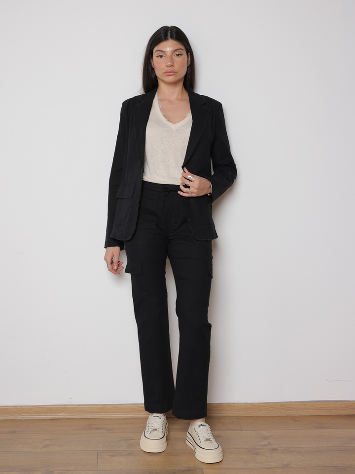 Amanda Black Cargo Pant
