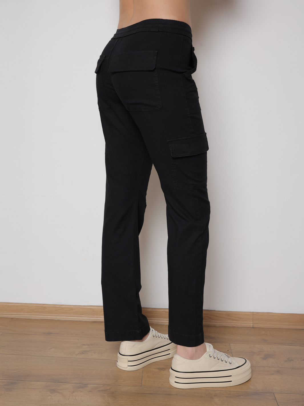 Amanda Black Cargo Pant