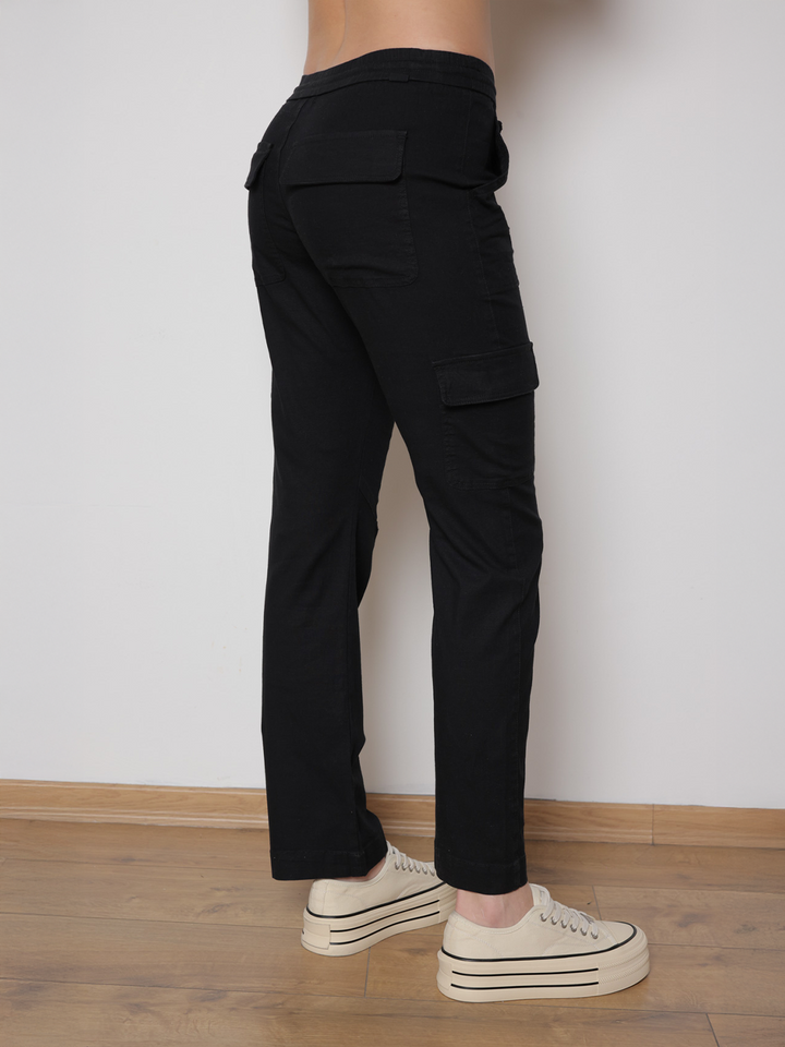 Amanda Black Cargo Pant