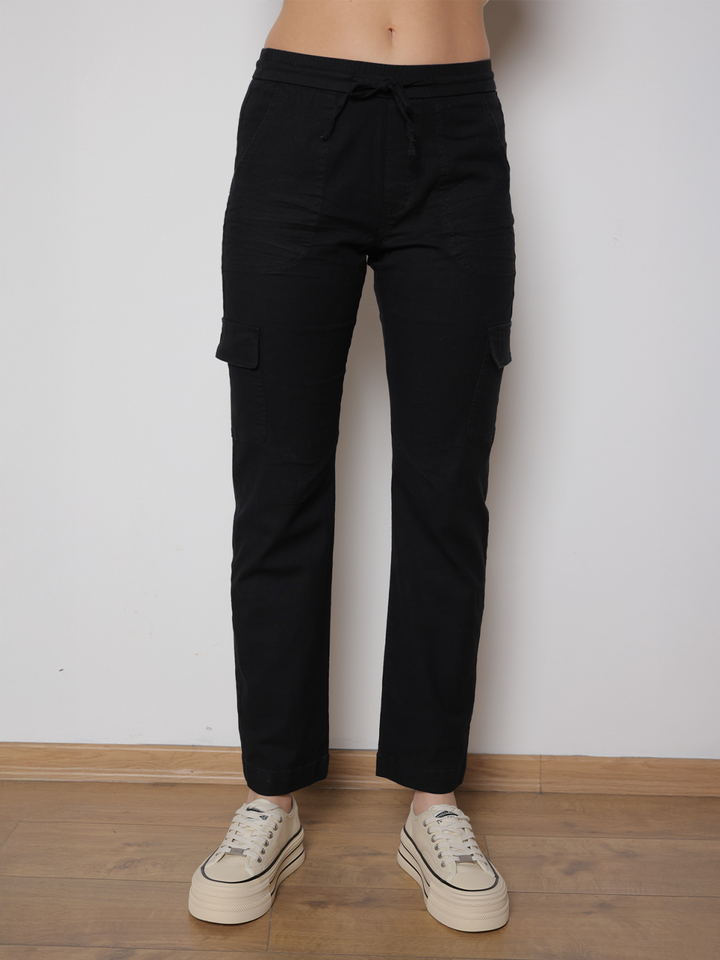 Amanda Black Cargo Pant