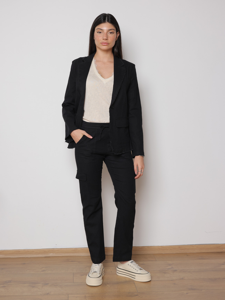 Amanda Black Cargo Pant