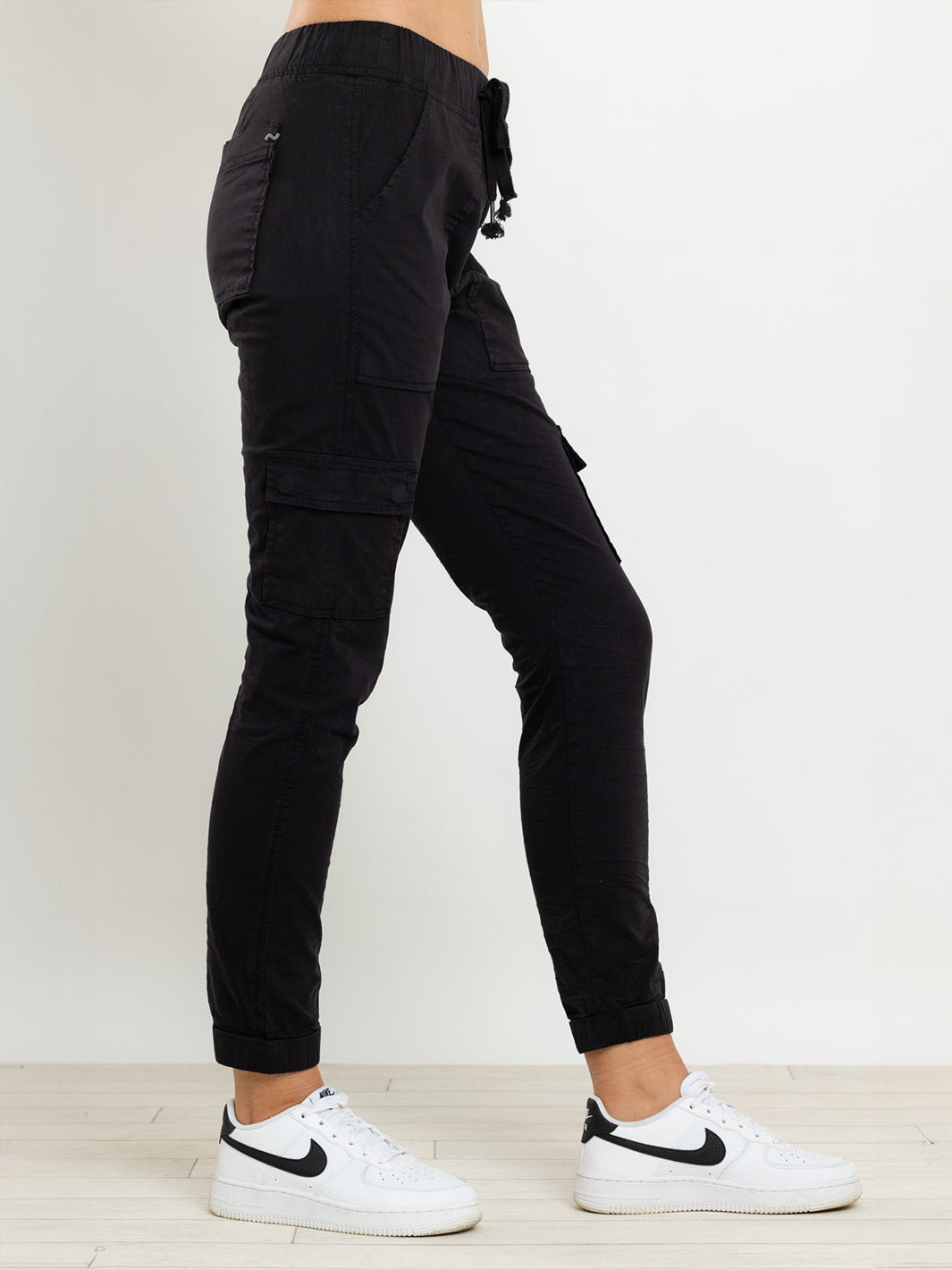 Andi Cargo Black Jogger Pant