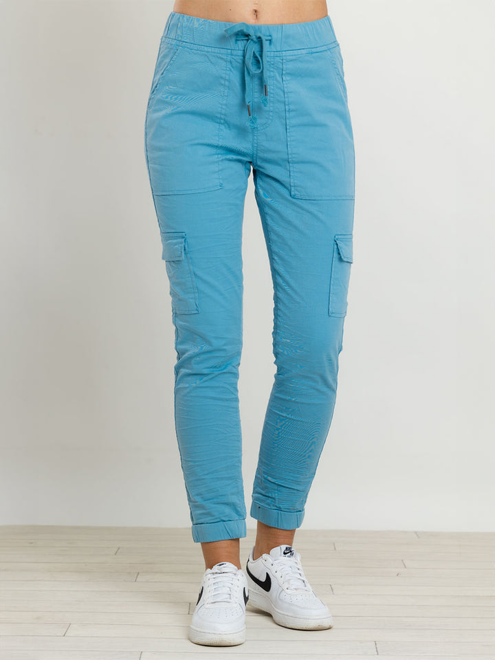 Andi Cargo Tranquil Blue Jogger Pant