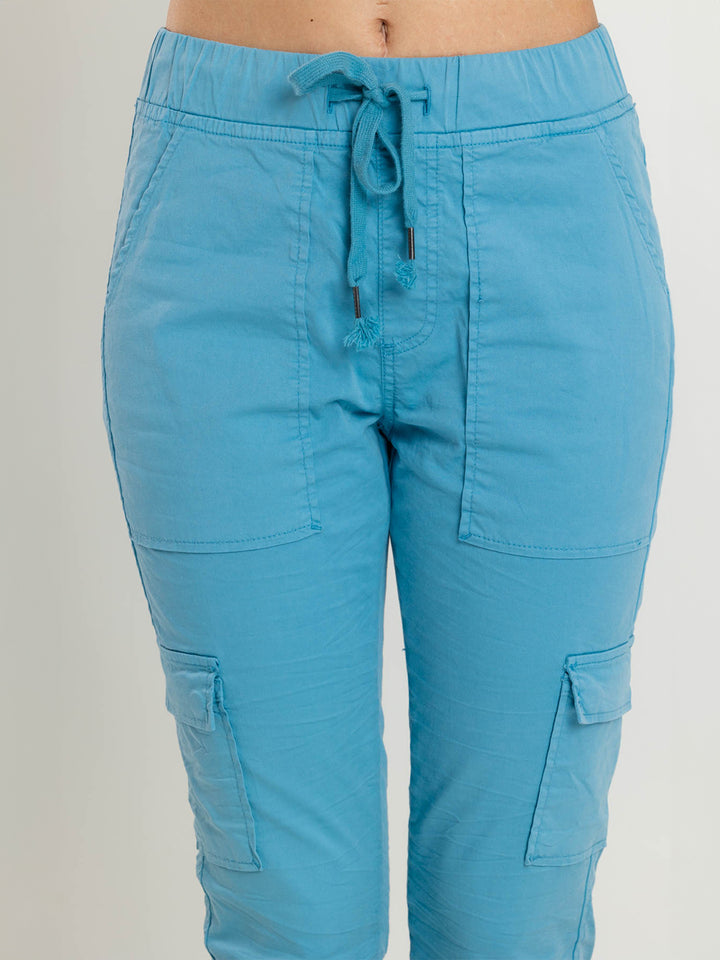 Andi Cargo Tranquil Blue Jogger Pant