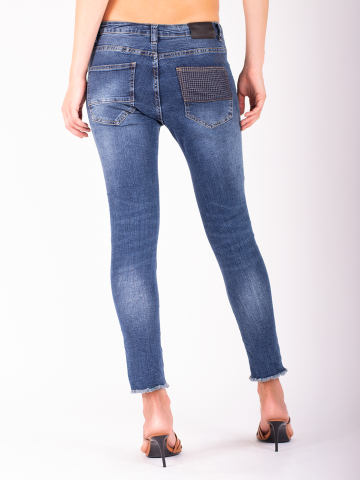 Buttercup Mid Blue Boyfriend Jean