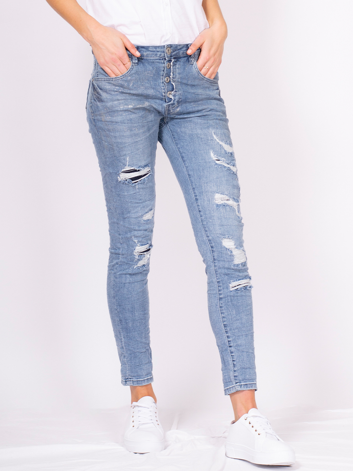 Barbera Boyfriend Jean - Light Denim
