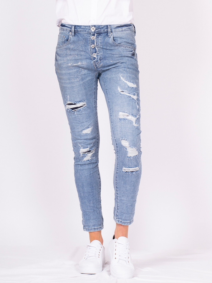 Barbera Boyfriend Jean - Light Denim