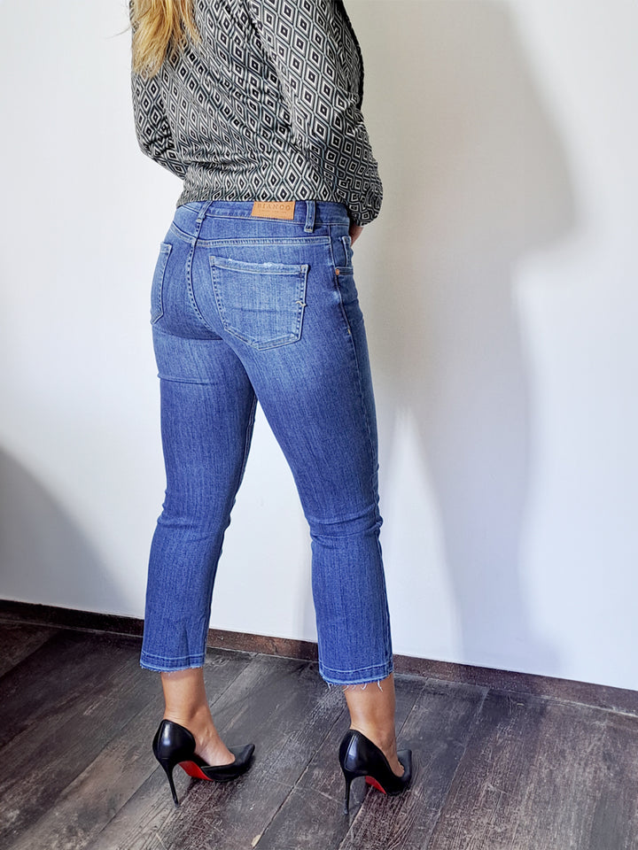 Camila Medium Blue Cropped Jean
