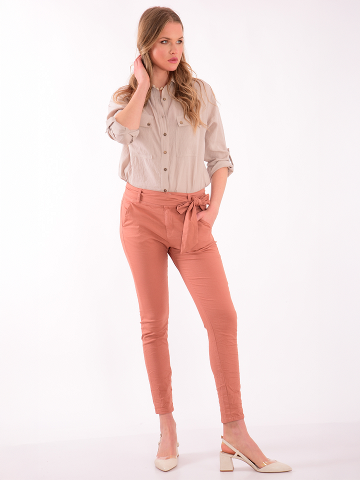 Chic Red Loam Pant