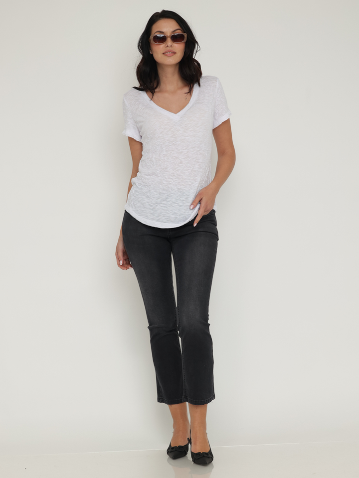 Camila Black Cropped Jean