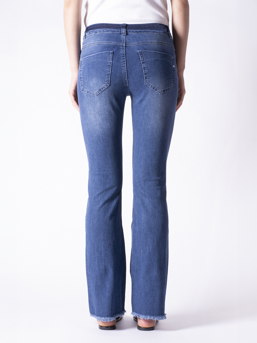 Elena Medium Blue Flare Jean