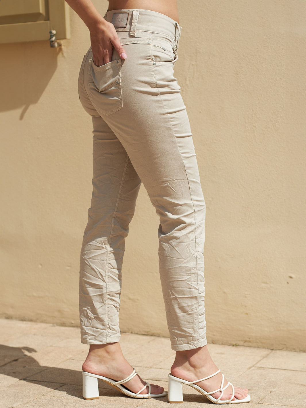 Maxine Sand Boyfriend Pant