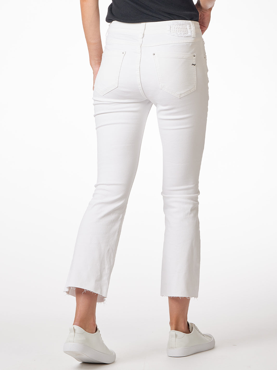 Camila White Cropped Jean