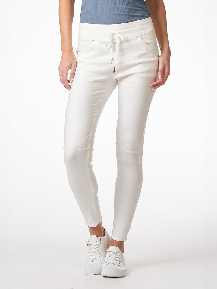 Silverbell Pearl White Jogger Pant