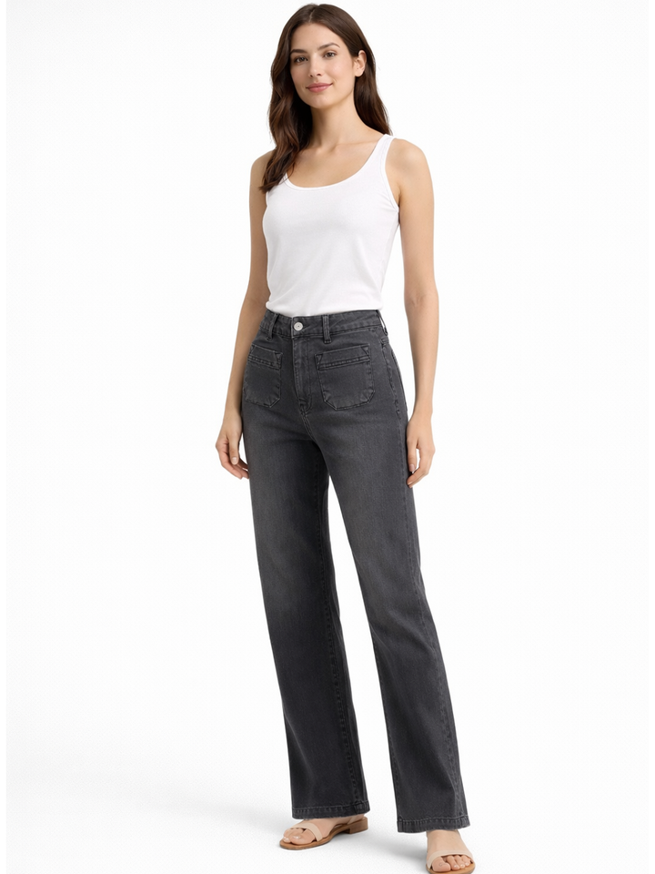 Gabriel Wide Leg Pocket Jean