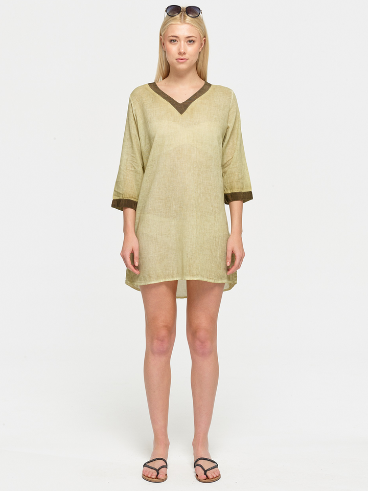 Isabella Linen Dress