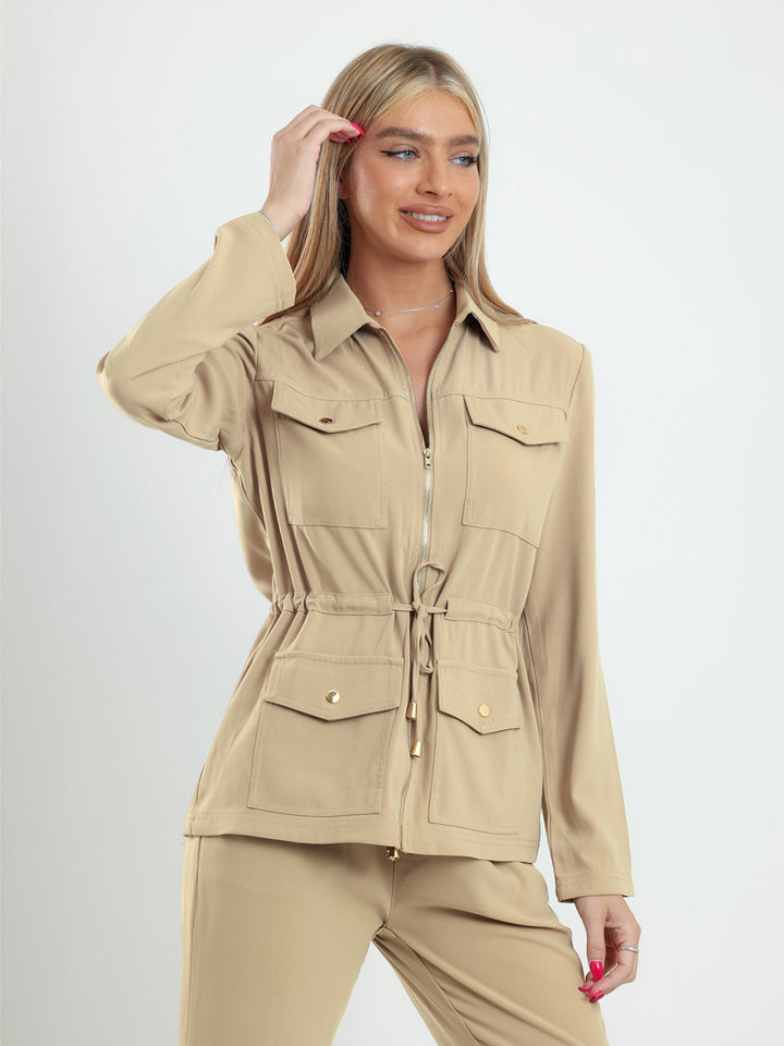 Julianna Beige Jacket