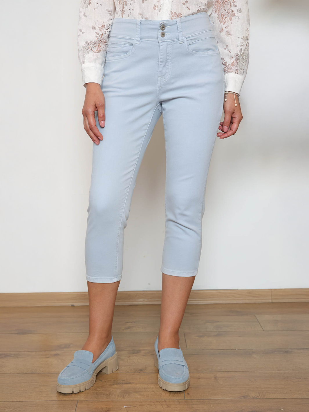 Kimberly Light Blue Vintage Wash Pant