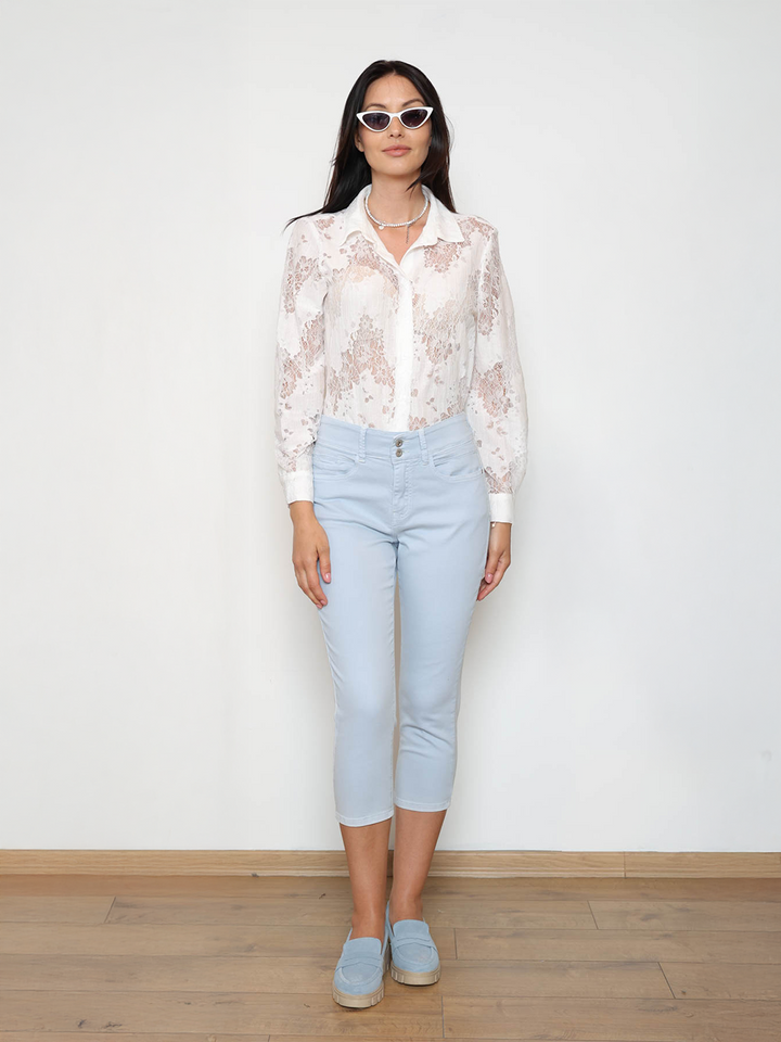 Kimberly Light Blue Vintage Wash Pant