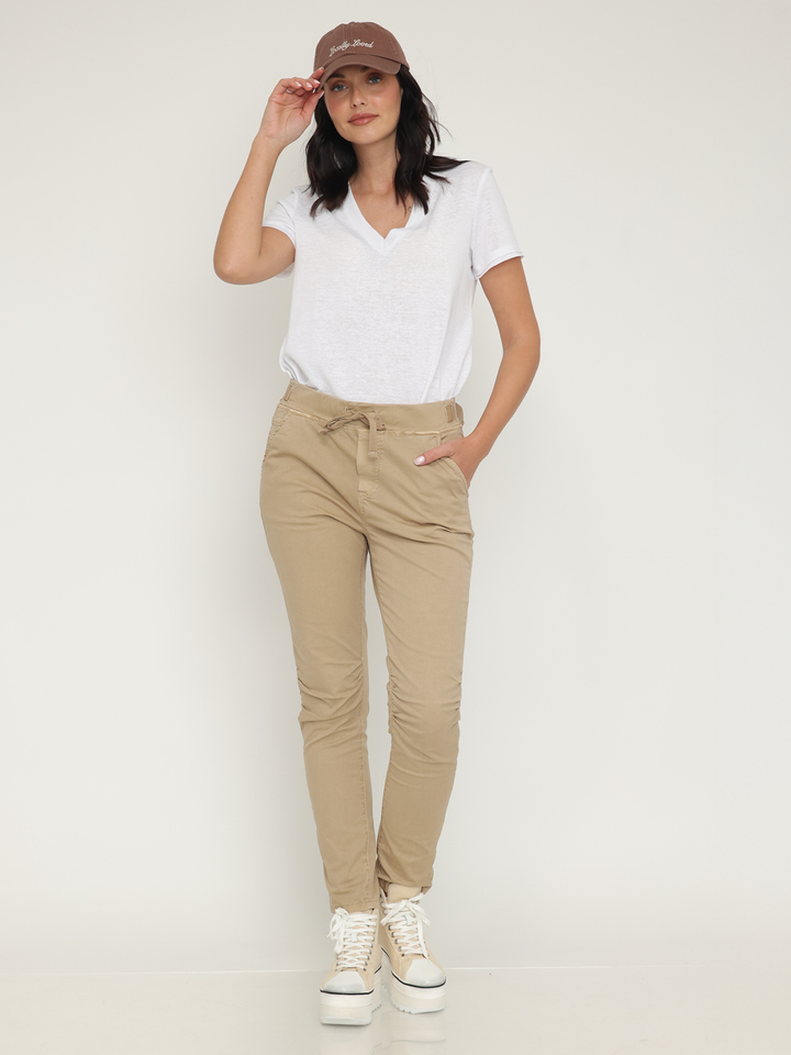 Lexi Irish Cream Boyfriend Pant