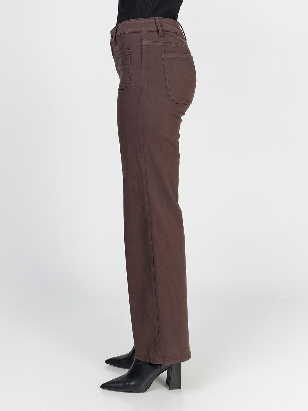 Malani Brown Wide Leg Pant