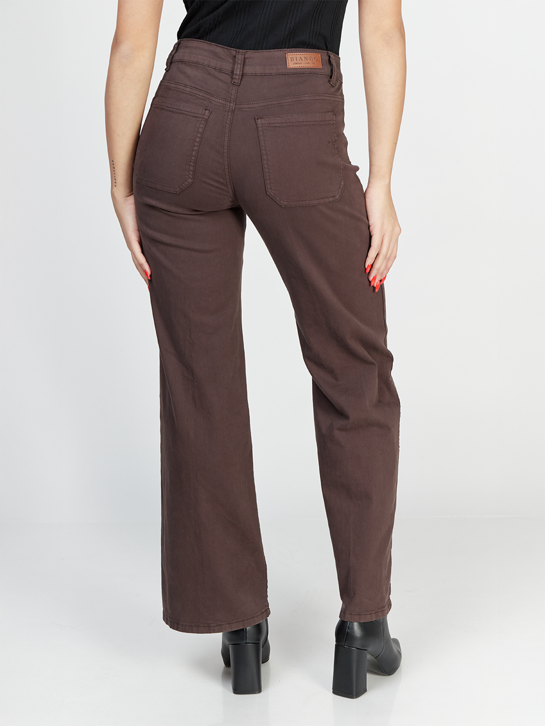 Malani Brown Wide Leg Pant