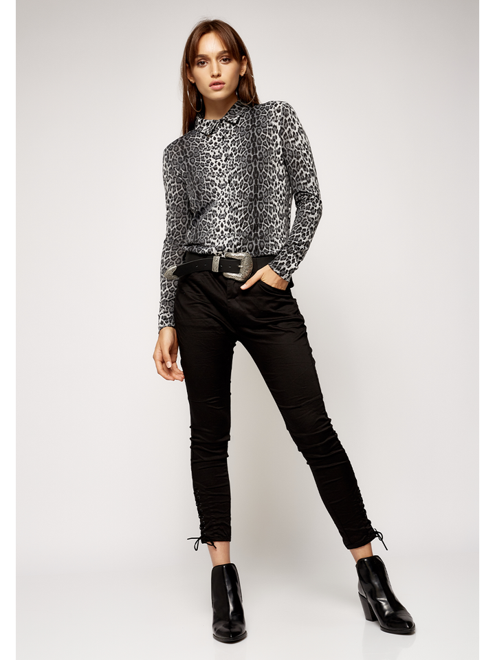 Rosario Black Riding Pants