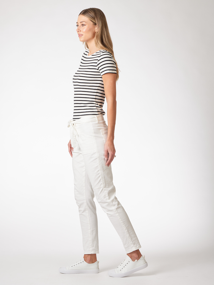 Sandra White Pant