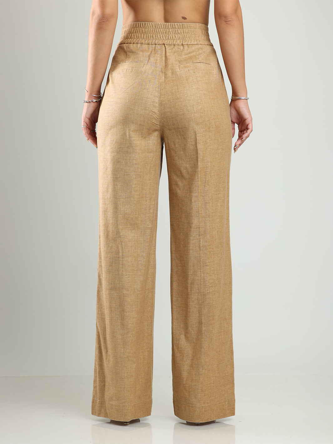 Sofia Camel Straight Pant