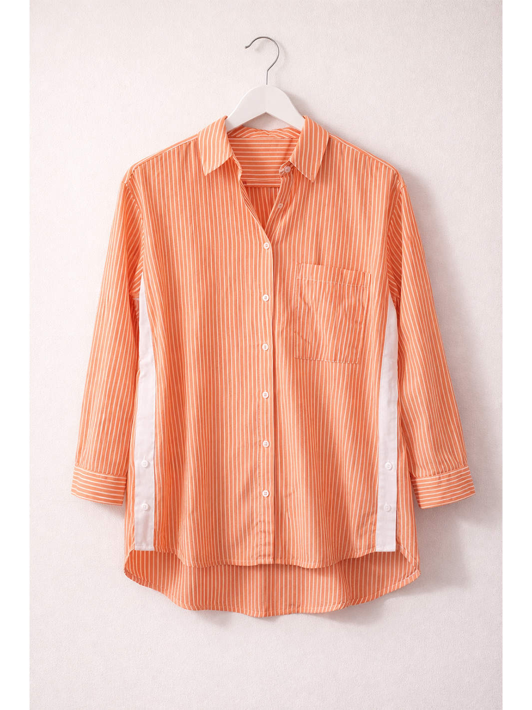 Sienna Stripe Shirt – Apricot