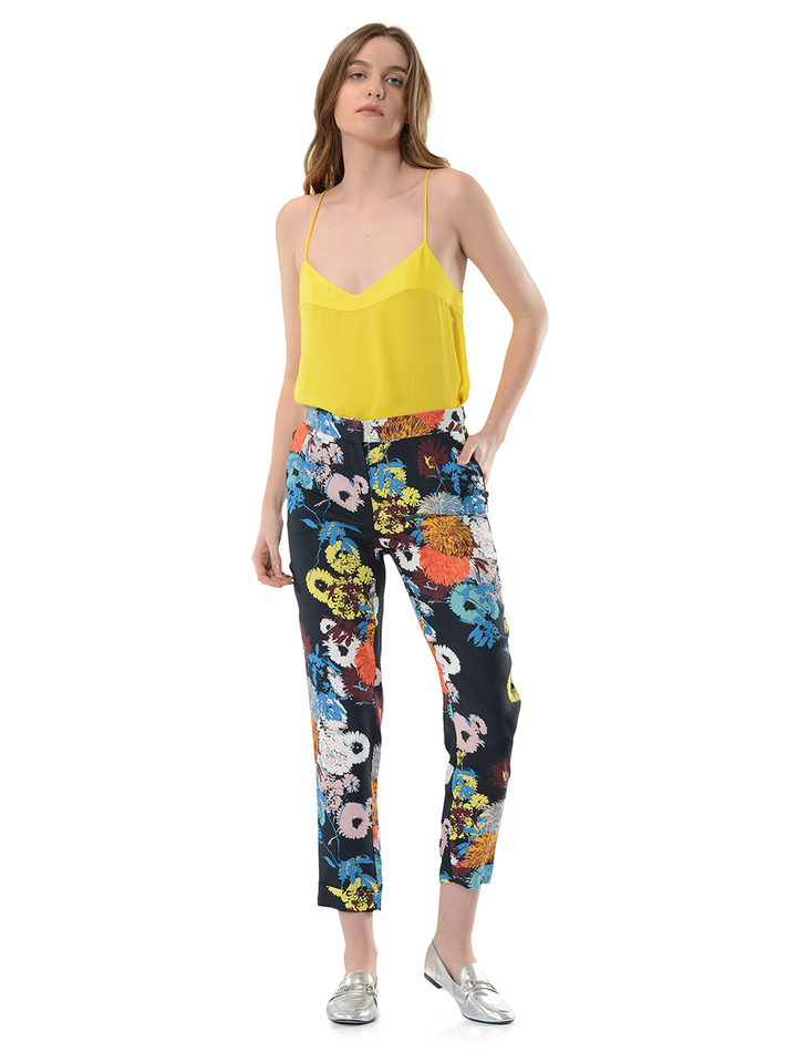 NEW: Springtime Pant-Navy Floral