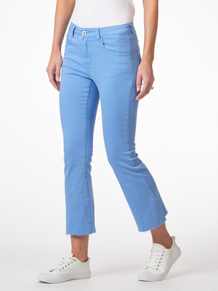 Camila Tranquil Blue Cropped Jean