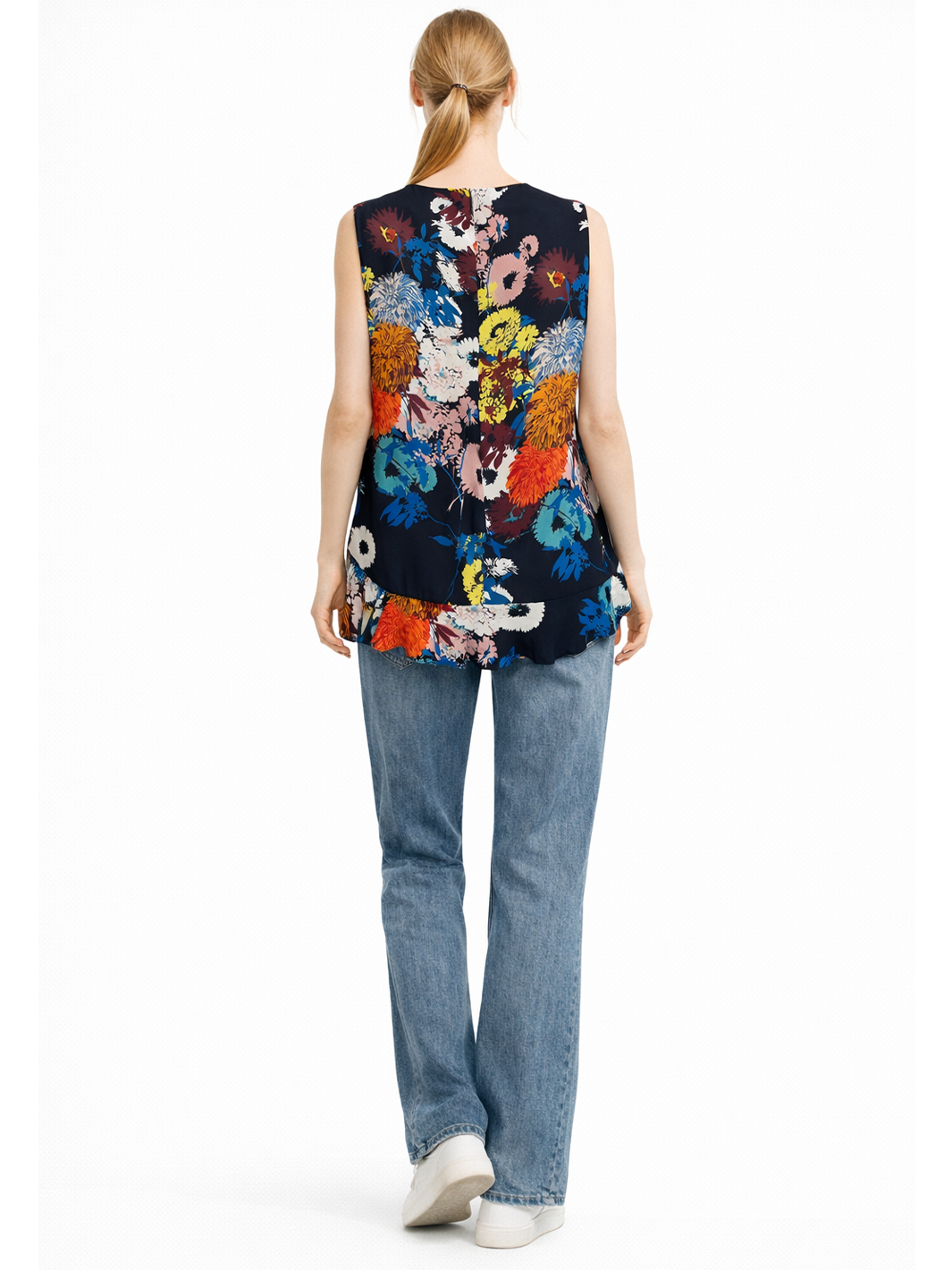 Flowerwind Blouse – Navy Floral