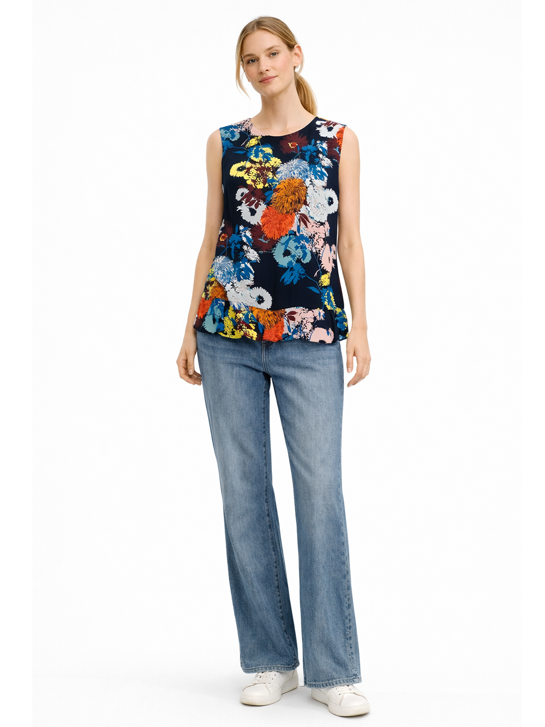 Flowerwind Blouse – Navy Floral