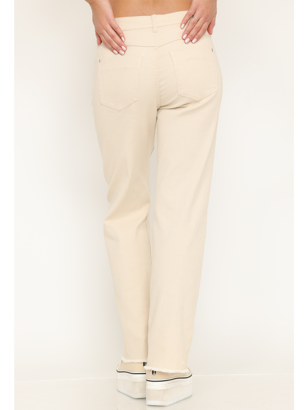 New York Straight Jean – Cream