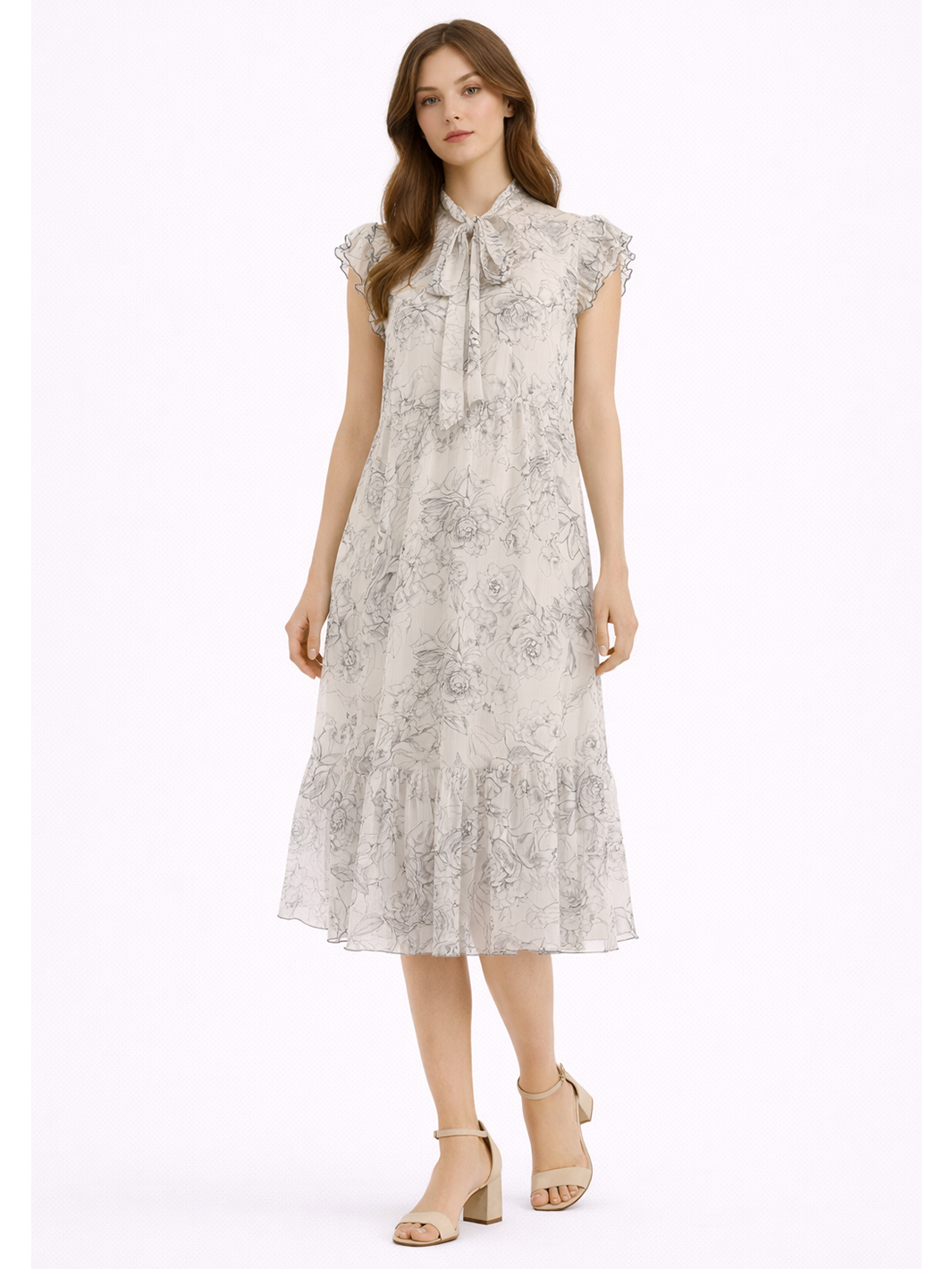 Victoria Cream Dress