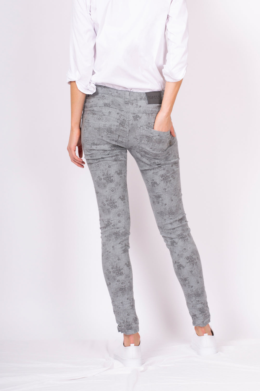 Peach Blossom Silver Mink Boyfriend