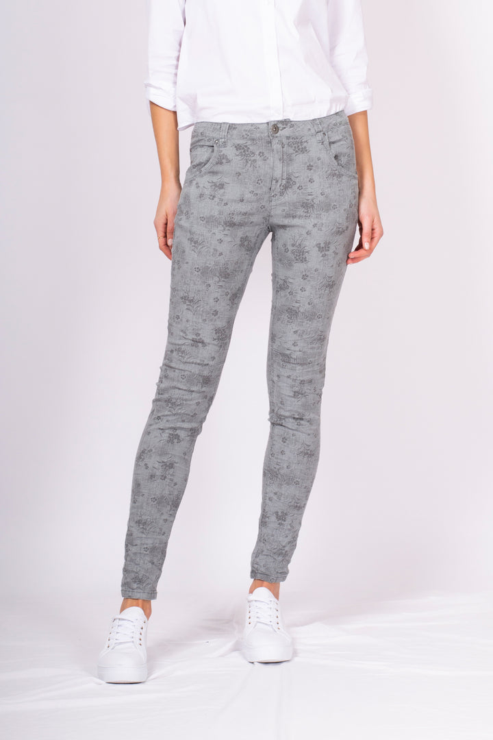 Peach Blossom Silver Mink Boyfriend