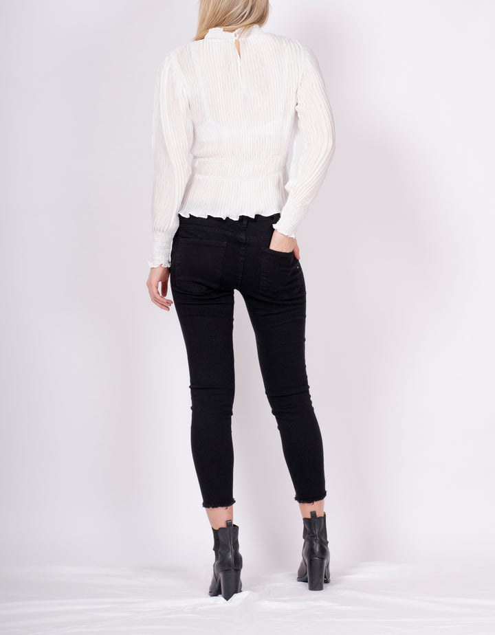 Marsanne Black Distressed Boyfriend Jean