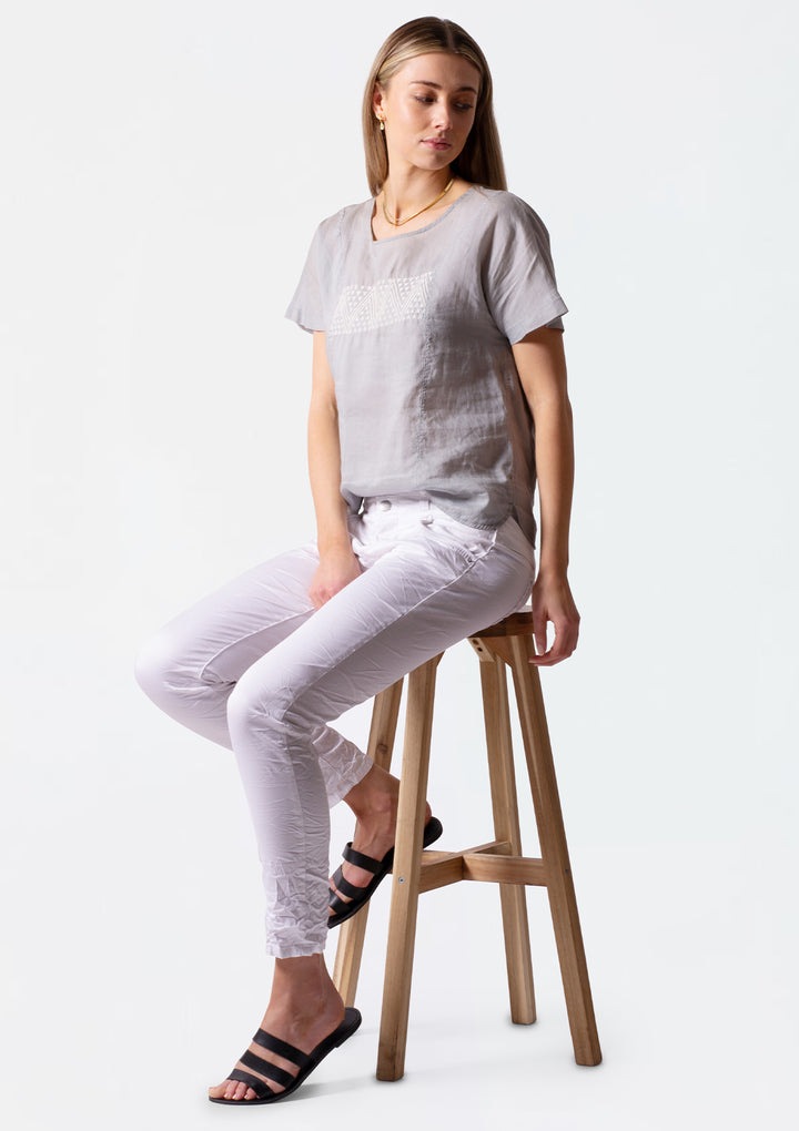 Blake White Boyfriend Pant