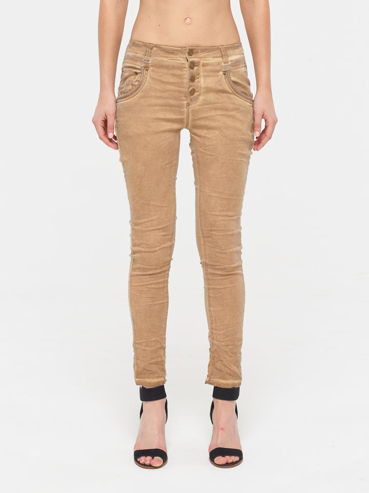 Blake Beige Boyfriend Pant