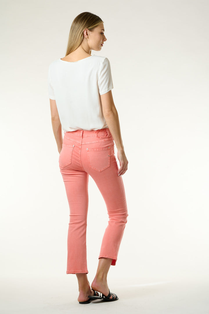 Camila Coral Cropped Jeans