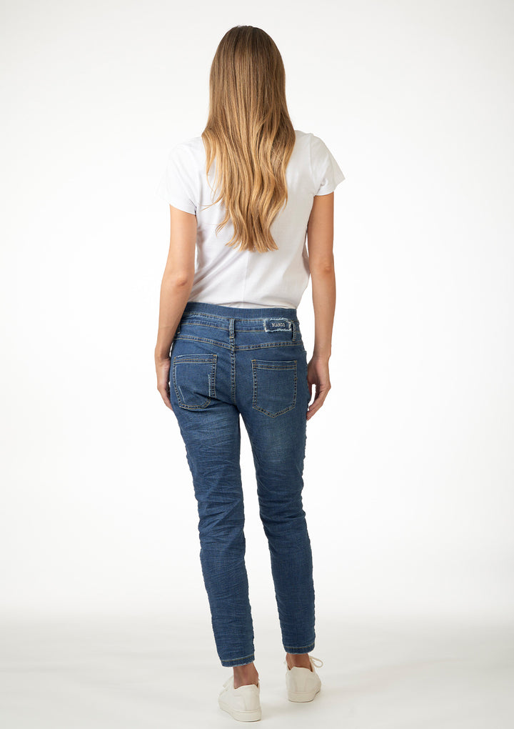 Freebird Dark Denim Jogger