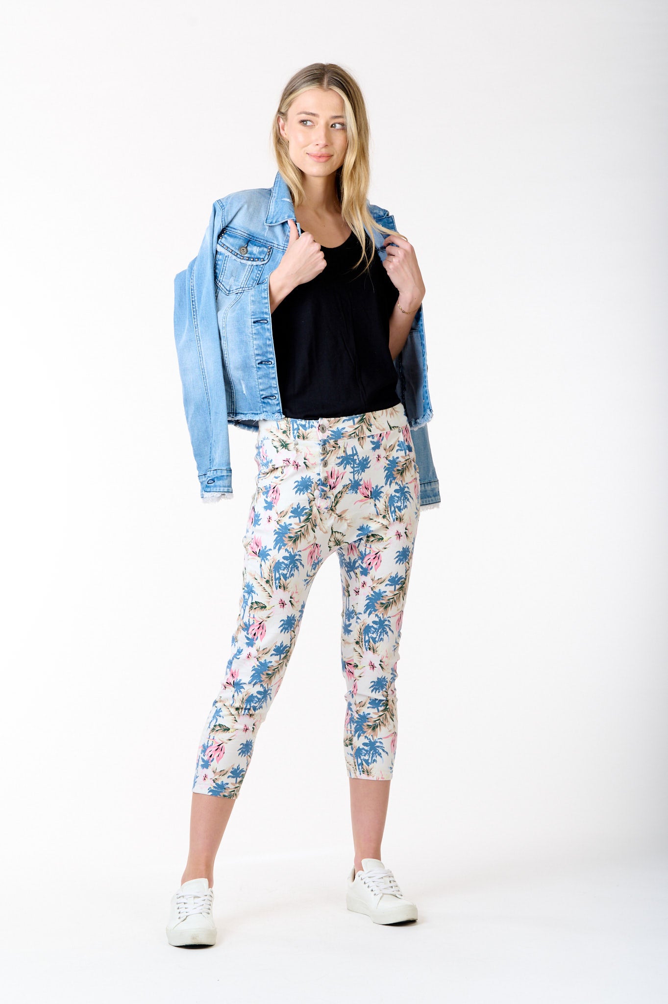 Meritage White Capri Pant Bianco Jeans